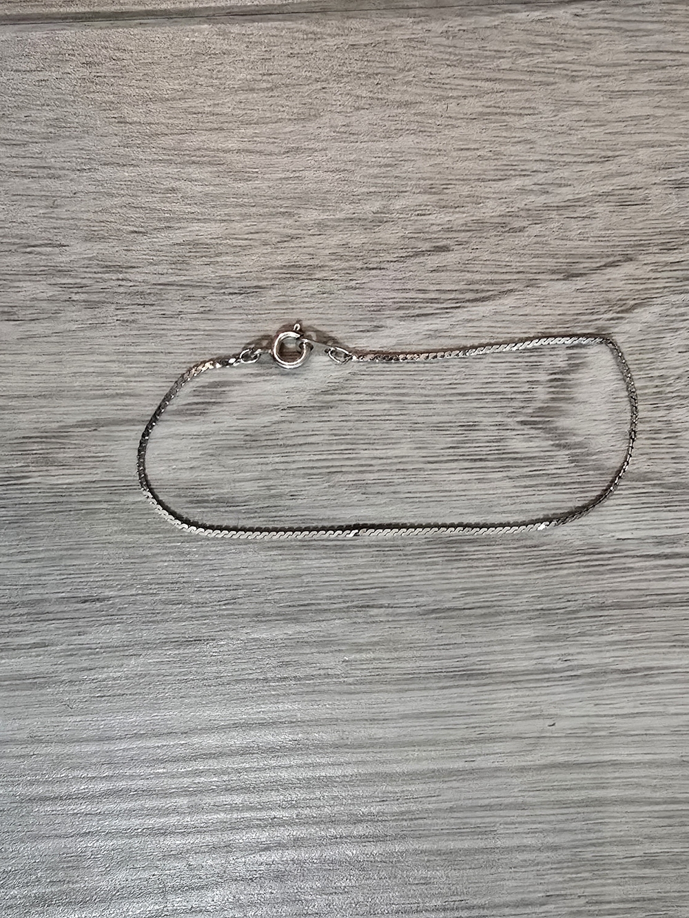 Minimal Silver Chain Bracelet for Women
